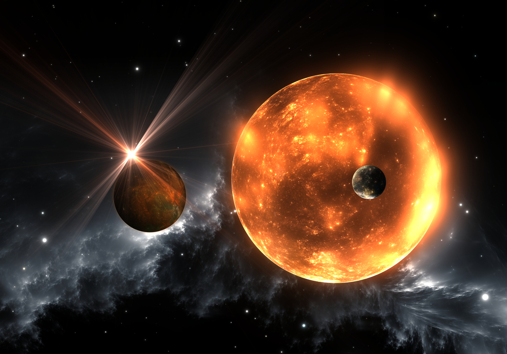 Extrasolar planets or exoplanets and red dwarf or red supergiant( Jurik Peter)s