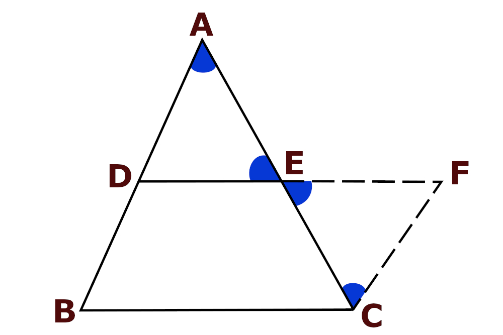 Midpoint Theorem Illustration Figure