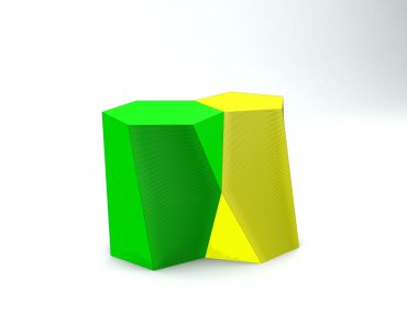 Scutoid geometric shape 3D render - Illustration(BlacKCatPRO)s