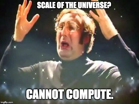scale of the uiverse meme
