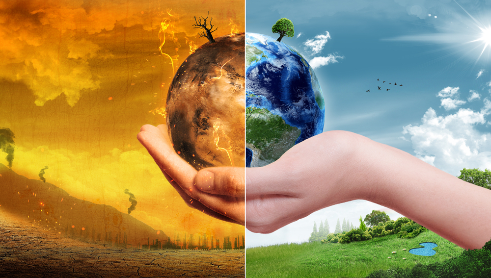 Global Warming and Pollution Concept(ParabolStudio)s