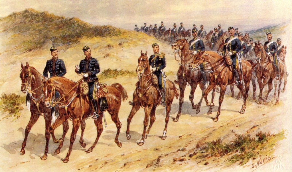Military Cavalry Painting