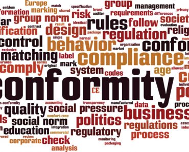 Conformity word cloud concept. Collage made of words about conformity(Boris15)s