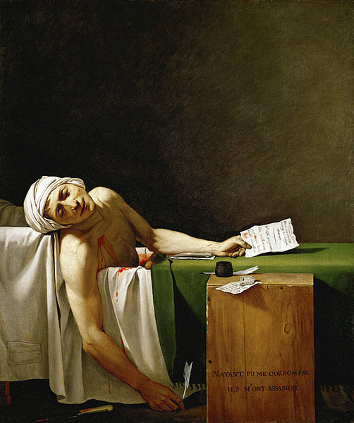 Jacques-Louis David - La Mort de Marat