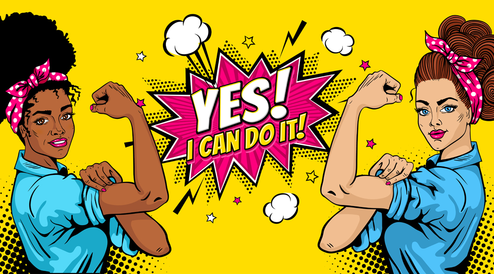 Yes! I Can Do It girl poster(Irina Levitskaya)s