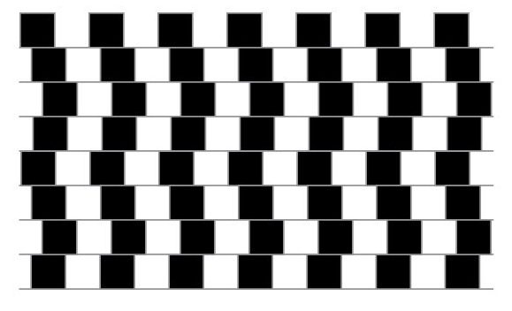 optical illusion parallel lines(diskoVisnja)s