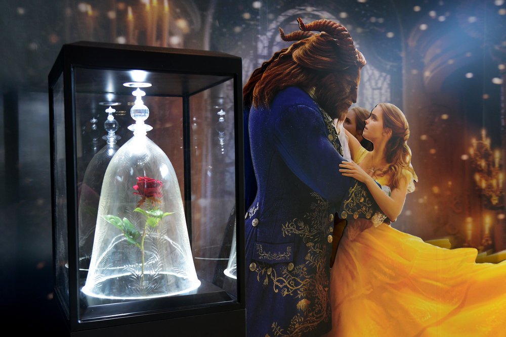 Beautiful Standee of Beauty and the Beast at the theater(Sarunyu L)S