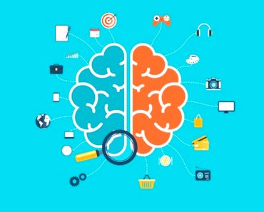 Brain with icons concept for web and mobile apps or infographics(Artram)s