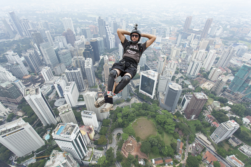 KL Tower BASE Jump is an annually event and participants from experienced BASE jumpers from all around the world(Muslianshah Masrie)s