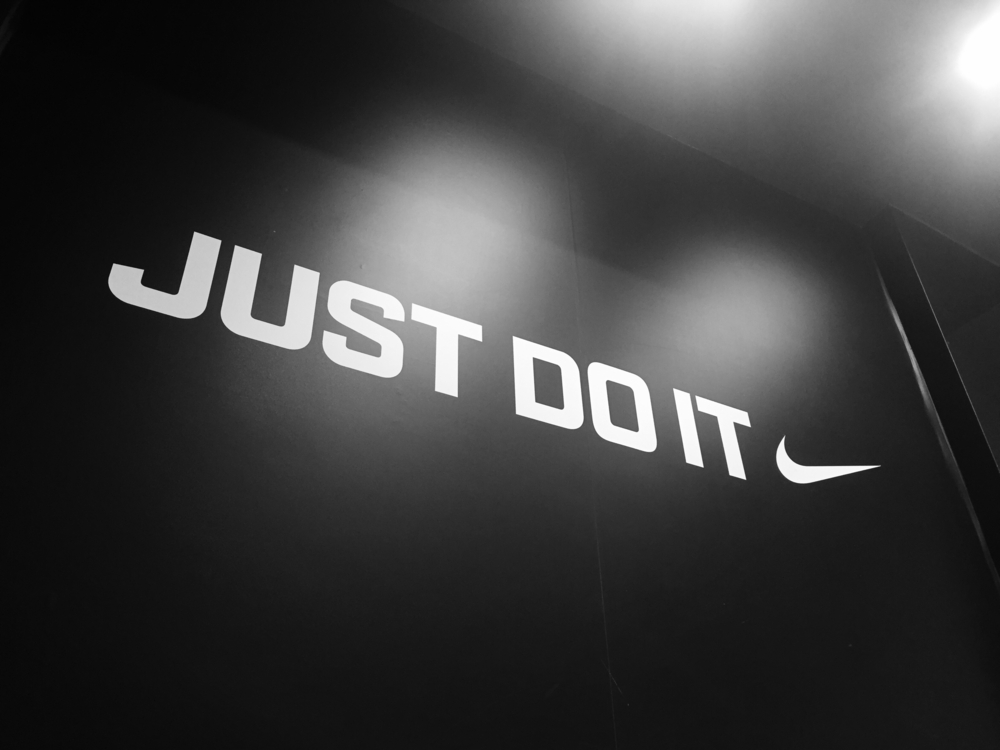 Nike logo and JUST DO IT(pio3)S