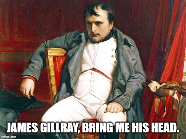 Britain wasn't fond of Napoleon because of his expanstionist tendencies.