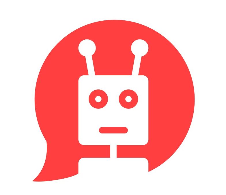 chatbot in red speech bubble(Pranch)s