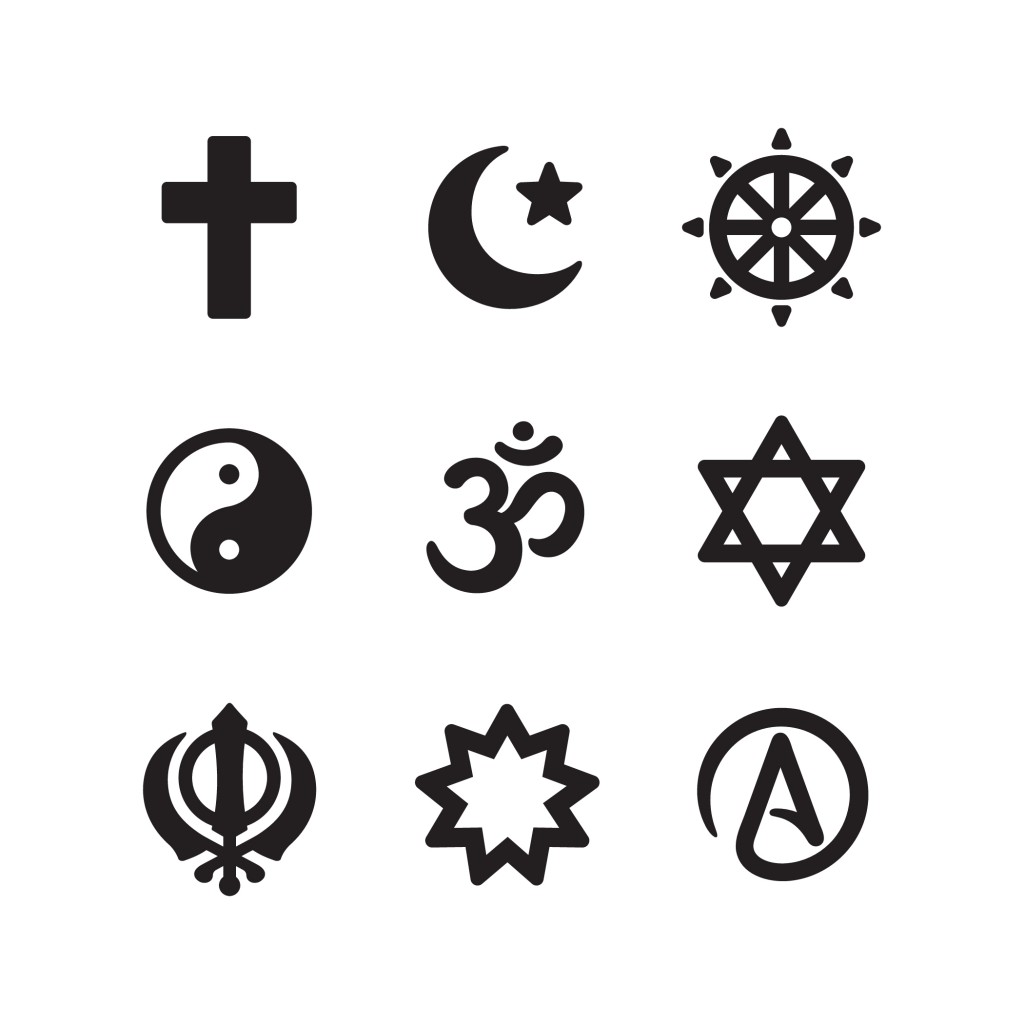 Icon set of religious symbols(Sudowoodo)s