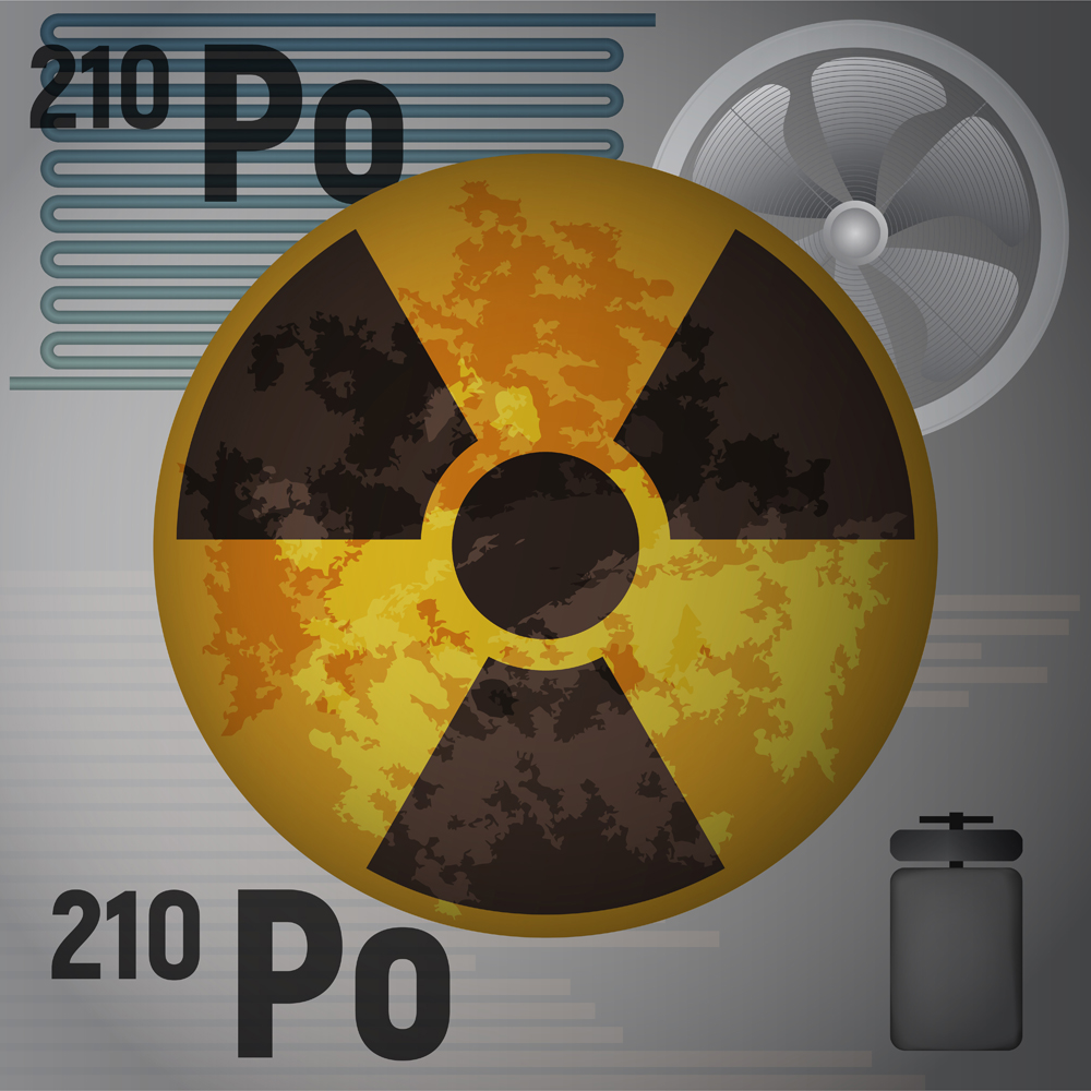 The radioactive isotope polonium 210(Meggi)S