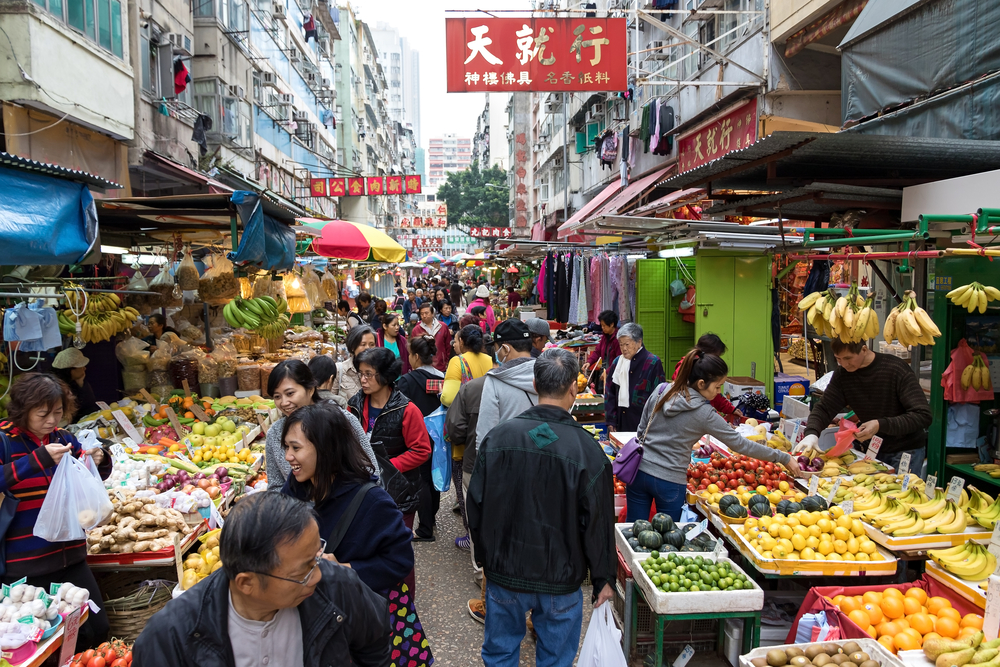 Yau Ma Tei Market is divided into two parts, one is located in Gansu Street(Daniel Fung)s