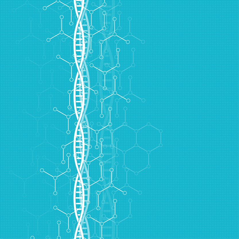 Abstract background with DNA strand molecule structure(sumkinn)s
