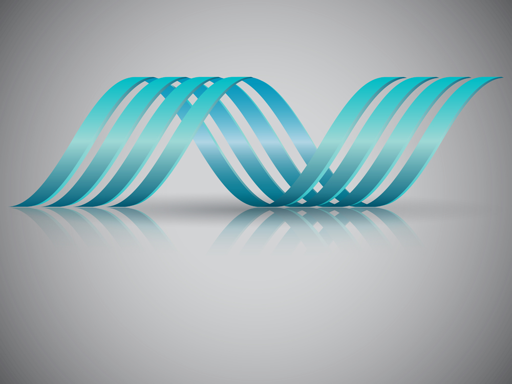 Double helix vector illustration which resembles a <a href=