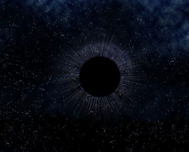 Illustration of a mysterious black hole in outer space(Paul Fleet)S