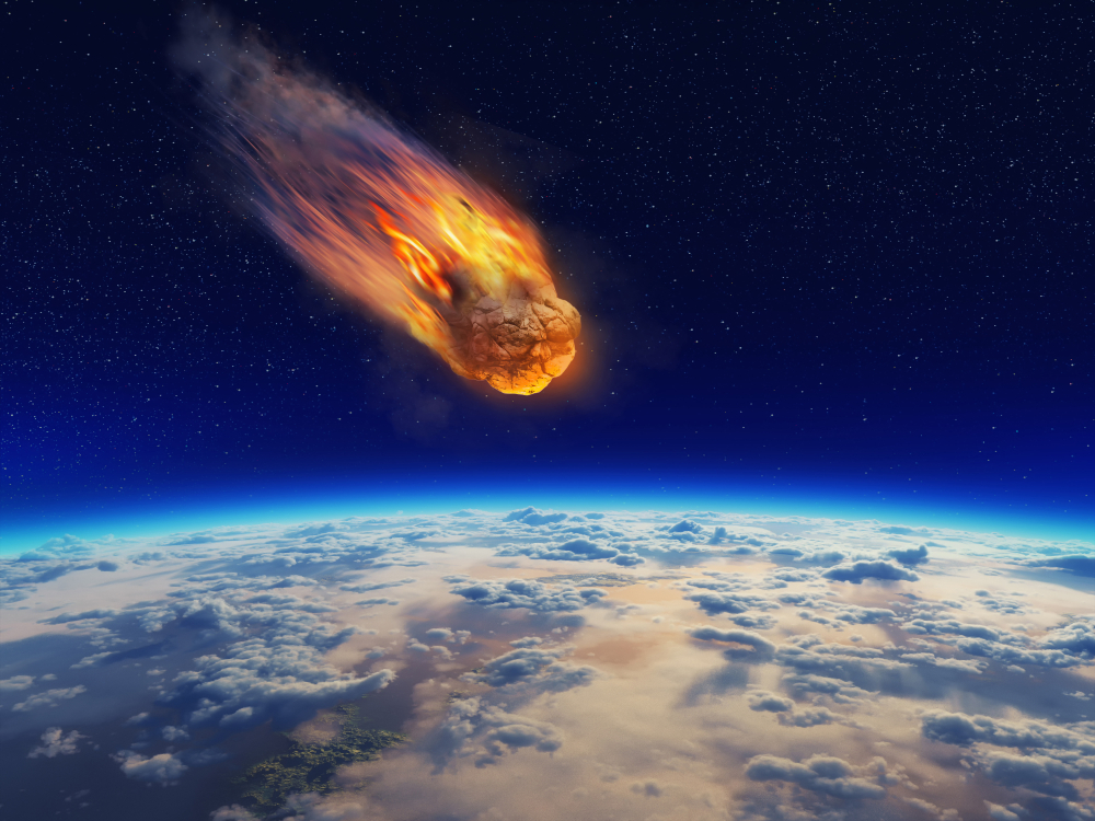 Meteor falling to planet earth(Orla)S