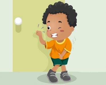 Illustration of a Kid Holding His Pee(Lorelyn Medina)s