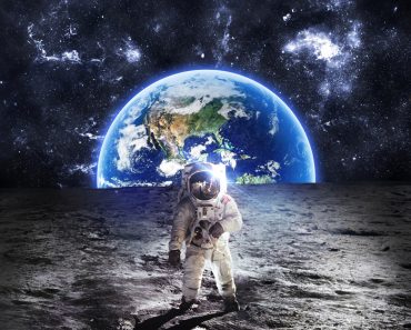 Astronaut,On,The,Moon,-,Elements,Of,This,Image,Furnished