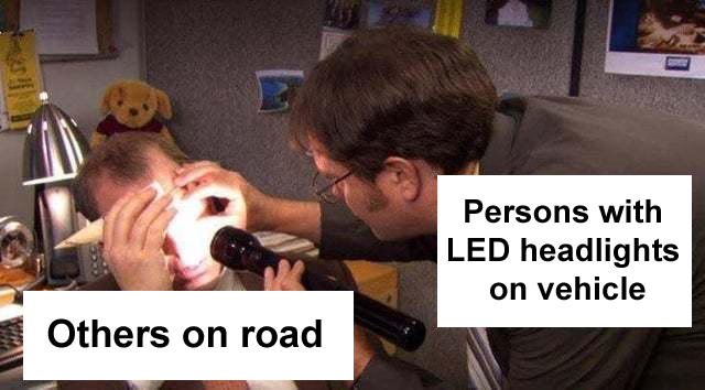 headlight meme
