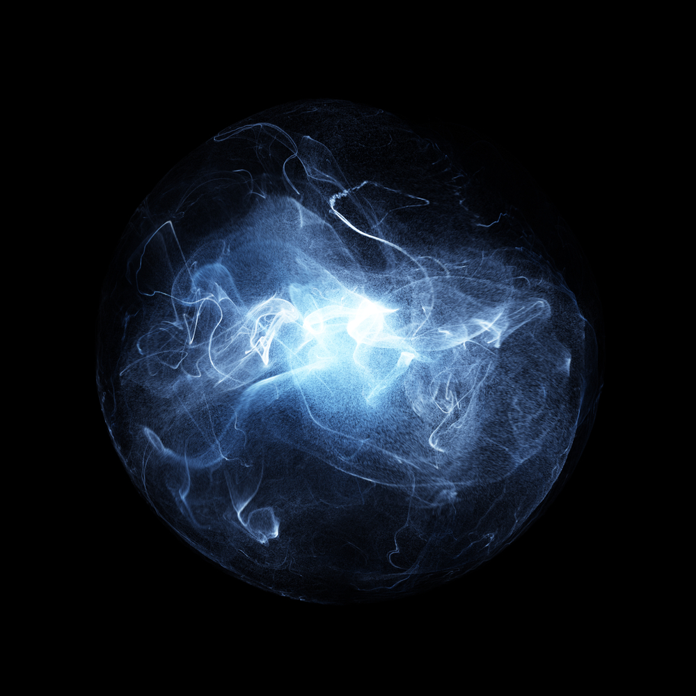 Wispy,Smoke,In,Motion,Inside,Sphere.,Perfect,For,Logos,And