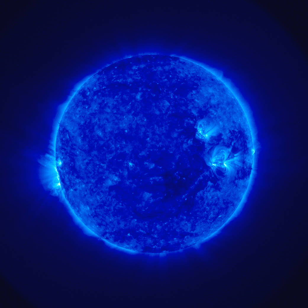 Ultraviolet image of the Sun