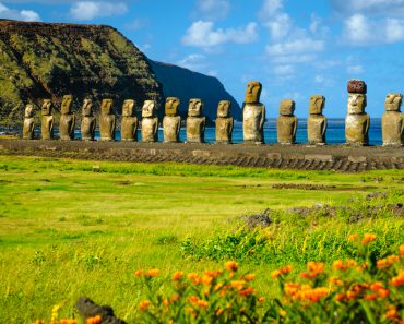 The,Ancient,Moai,Of,Ahu,Togariki,,On,Easter,Island,,Some