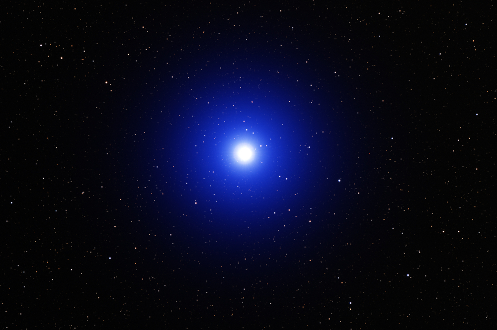 Sirius,-,Brightest,Star,Seen,From,The,Earth,,Photographed,Through