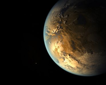 Kepler-186f , the First Earth-size Planet in the Habitable Zone.Elements of this image are furnished by NASA