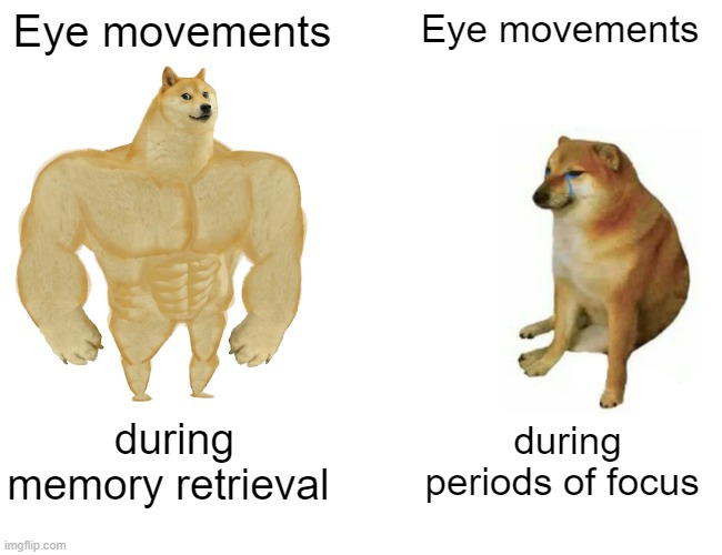 eye movements meme