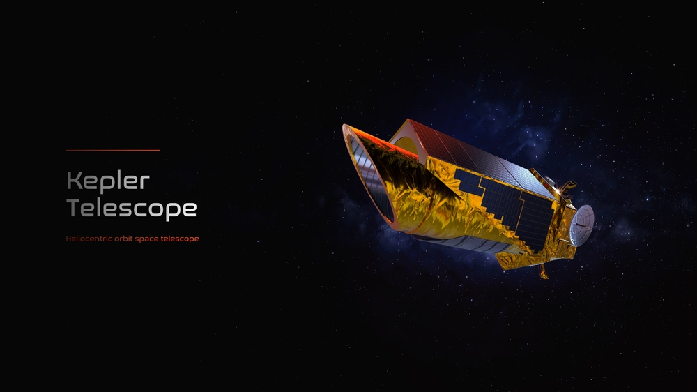 Kepler,Space,Telescope,3d,Illustration,Poster