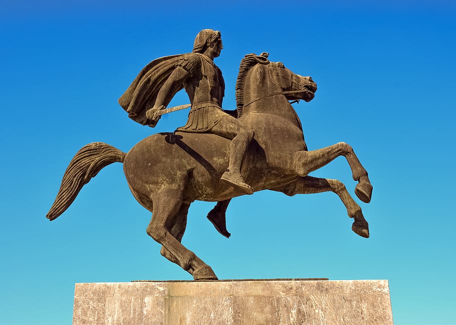 greece-thessaloniki-alexander-the-great-emperor-sculpture-macedonia